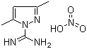 结构式 CAS# 38184-47-3, 3,5-二甲基吡唑-1-甲脒硝酸盐
