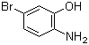 结构式 CAS# 38191-34-3, 2-氨基-5-溴苯酚