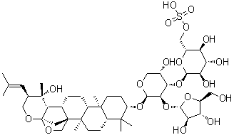 Bacopaside I molecular structure (CAS 382148-47-2)