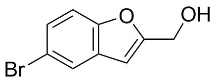 (5-Bromo-1-benzofuran-2-yl)methanol molecular structure (CAS 38220-77-8)