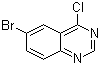 结构式 CAS# 38267-96-8, 6-溴-4-氯喹唑啉