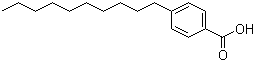 结构式 CAS# 38300-04-8, 4-癸基苯甲酸