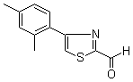 结构式 CAS# 383143-90-6, 4-(2,4-二甲基苯基)-2-噻唑甲醛