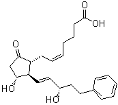 structure of CAS# 38315-43-4, 17-Phenyl-18,19,20-trinorprostaglandin E2;17-Phenyl-18,19,20-trinor-PGE2; 17-Phenyl-18,19,20-trinorprostaglandin E2; 17-Phenyl-omega-trinor-PGE2; 17-Phenyltrinor-PGE2; CL 116147
