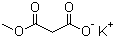 structure of CAS# 38330-80-2, Potassium 3-methoxy-3-oxopropanoate;Potassium methyl malonate