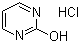 structure of CAS# 38353-09-2, 2-Hydroxypyrimidine hydrochloride;2-Pyrimidinol hydrochloride; Pyrimidine-2-ol hydrochloride