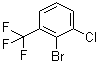 2-溴-3-氯-alpha,alpha,alpha-三氟甲苯分子结构 (CAS 384-16-7)