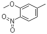 structure of CAS# 38512-82-2, 2-Methoxy-4-methylnitrobenzene;2-Nitro-5-methylanisole; 3-Methoxy-4-nitrotoluene; 3-Methyl-6-nitroanisole; 5-Methyl-2-nitroanisole; NSC 124451