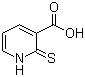 structure of CAS# 38521-46-9, 2-Mercaptonicotinic acid;2-Mercaptopyridine-3-carboxylic acid