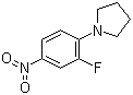结构式 CAS# 385380-74-5, 1-(2-氟-4-硝基苯基)四氢吡咯