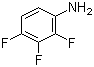 结构式 CAS# 3862-73-5, 2,3,4-三氟苯胺