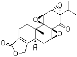 structure of CAS# 38647-11-9, Triptonide;(3bS,4aS,5aS,6aS,7aS,7bS,8aS,8bS)-6a-Isopropyl-8b-methyl-3b,4,4a,7a,7b,8b,9,10-octahydrotrisoxireno[4b,5:6,7:8a,9]phenanthro[1,2-c]furan-1,6(3H,6aH)-dione