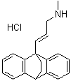 structure of CAS# 38849-14-8, 3-(9,10-Ethanoanthracen-9(10H)-yl)-N-methyl-2-propen-1-amine hydrochloride
