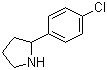 structure of CAS# 38944-14-8, 2-(4-Chlorophenyl)pyrrolidine