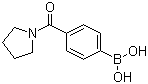 structure of CAS# 389621-81-2, 4-(Pyrrolidine-1-carbonyl)phenylboronic acid;4-(Pyrrolidine-1-carbonyl)benzeneboronic acid