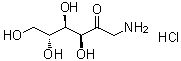 D-Isoglucosamine hydrochloride molecular structure (CAS 39002-30-7)