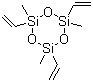 结构式 CAS# 3901-77-7, 2,4,6-三甲基-2,4,6-三乙烯基环三硅氧烷
