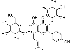 Epimedoside A molecular structure (CAS 39012-04-9)