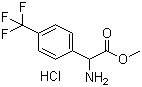 structure of CAS# 390815-48-2, Methyl amino[4-(trifluoromethyl)phenyl]acetate hydrochloride;Methyl 2-amino-2-[4-(trifluoromethyl)phenyl]acetate hydrochloride