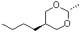 trans-5-Butyl-2-methyl-1,3-dioxane molecular structure (CAS 39087-22-4)