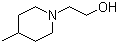 structure of CAS# 39123-23-4, 4-Methyl-1-piperidineethanol;1-(2-Hydroxyethyl)-4-methylpiperidine; 2-(4-Methylpiperidin-1-yl)ethanol; 2-(4-Methylpiperidino)ethanol