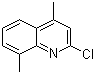 structure of CAS# 3913-17-5, 2-Chloro-4,8-dimethylquinoline