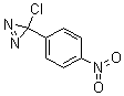 结构式 CAS# 39184-67-3, 3-氯-3-(4-硝基苯基)-3H-双吖丙啶