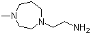 结构式 CAS# 39270-45-6, 1-(2-氨乙基)-4-甲基-[1,4]二氮杂环庚烷