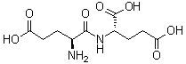 L-alpha-Glutamyl-L-glutamic acid molecular structure (CAS 3929-61-1)