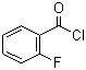 邻氟苯甲酰氯分子结构 (CAS 393-52-2)
