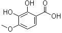 结构式 CAS# 3934-81-4, 2,3-二羟基-4-甲氧基苯甲酸