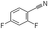 结构式 CAS# 3939-09-1, 2,4-二氟苯腈