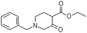结构式 CAS# 39514-19-7, 1-苄基-3-氧代哌啶-4-甲酸乙酯