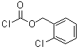 structure of CAS# 39545-31-8, 2-Chlorobenzyl chloroformate;2-Chlorobenzyl carbonochloridate; 2-Chlorobenzyl chloroformate