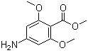 结构式 CAS# 3956-34-1, 4-氨基-2,6-二甲氧基苯甲酸甲酯