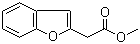 结构式 CAS# 39581-61-8, 苯并呋喃-2-乙酸甲酯