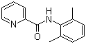 结构式 CAS# 39627-98-0, N-(2,6-二甲基苯基)-2-吡啶甲酰胺