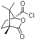 structure of CAS# 39637-74-6, (-)-Camphanoyl chloride;(-)-Camphanic acid chloride; (1S)-3-Oxo-4,7,7-trimethyl-2-oxabicyclo[2.2.1]heptane-1-carbonyl chloride