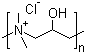 Poly[(dimethylimino)(2-hydroxy-1,3-propanediyl)chloride] molecular structure (CAS 39660-17-8)