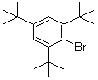 2,4,6-三叔丁基溴苯分子结构 (CAS 3975-77-7)