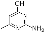 structure of CAS# 3977-29-5, 2-Amino-4-hydroxy-6-methylpyrimidine;2-Amino-6-methyl-4-pyrimidinol; 6-Methylisocytosine