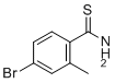 4-Bromo-2-methylthiobenzamide molecular structure (CAS 397845-03-3)