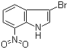 structure of CAS# 397864-11-8, 3-Bromo-7-nitro-1H-indole