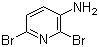 structure of CAS# 39856-57-0, 2,6-Dibromopyridin-3-amine;3-Amino-2,6-dibromopyridine