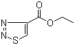 结构式 CAS# 3989-36-4, 1,2,3-噻二唑-4-羧酸乙酯; 1,2,3-噻重氮-4-羧酸乙酯