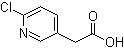 6-Chloro-3-pyridinylacetic acid molecular structure (CAS 39891-13-9)