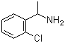结构式 CAS# 39959-67-6, 1-(2-氯苯基)乙胺; 1-邻氯苯乙胺