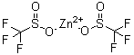 三氟甲烷亚磺酸锌分子结构 (CAS 39971-65-8)