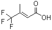 structure of CAS# 400-28-2, (E)-4,4,4-Trifluoro-3-methyl-2-butenoic acid;(E)-3-(Trifluoromethyl)crotonic acid