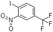 structure of CAS# 400-97-5, 4-Iodo-3-nitrobenzotrifluoride;1-Iodo-2-nitro-4-(trifluoromethyl)benzene